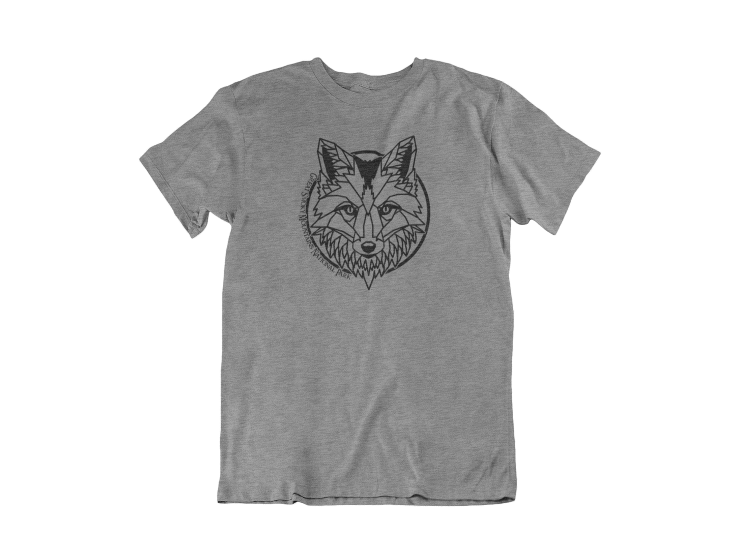 Abstract Wolf - Adult Unisex Crew Neck T-Shirt