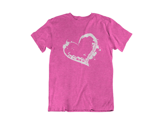 Great Smoky Mountains Heart - Adult Unisex Crew Neck T-Shirt
