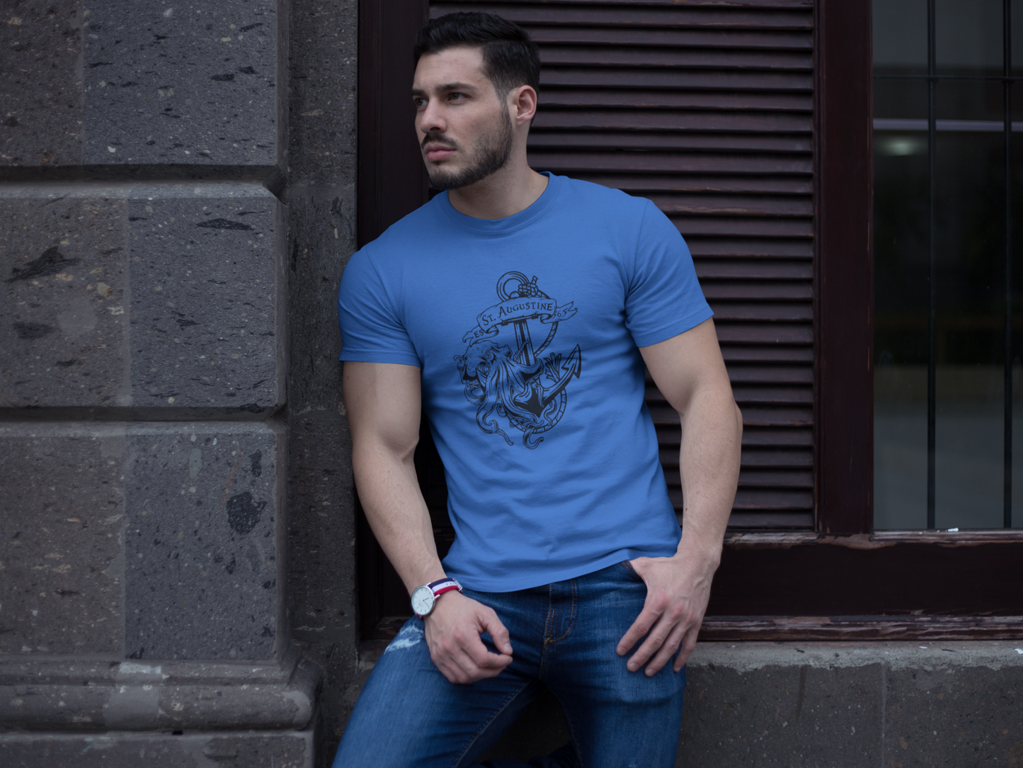 Kraken & Anchor - Adult Unisex Crew Neck T-Shirt