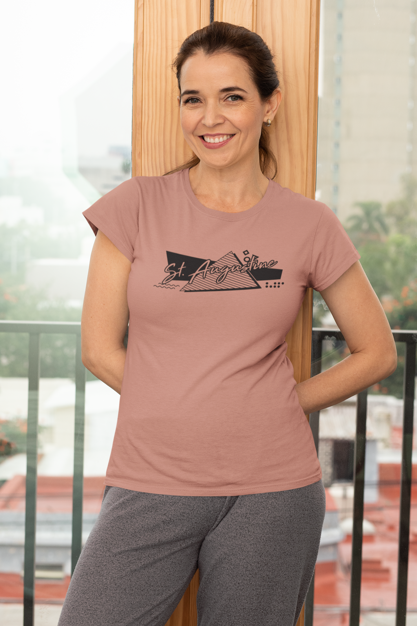 Saved by the bell -St Augustine Edition - Adult Unisex Crew Neck T-Shirt