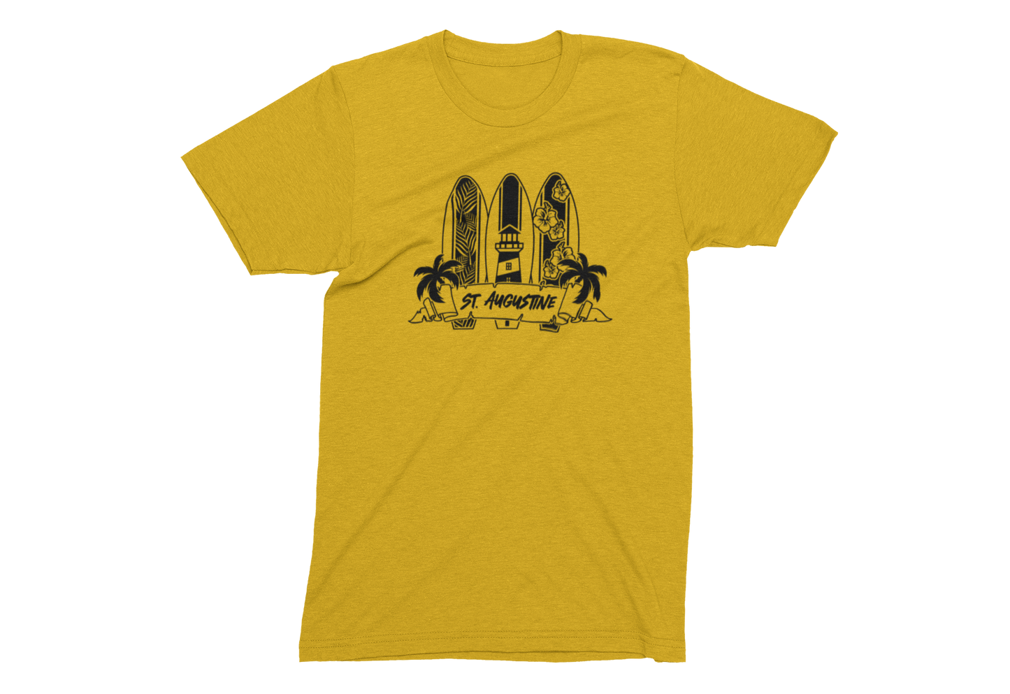 Surfboards - Adult Unisex Crew Neck T-Shirt