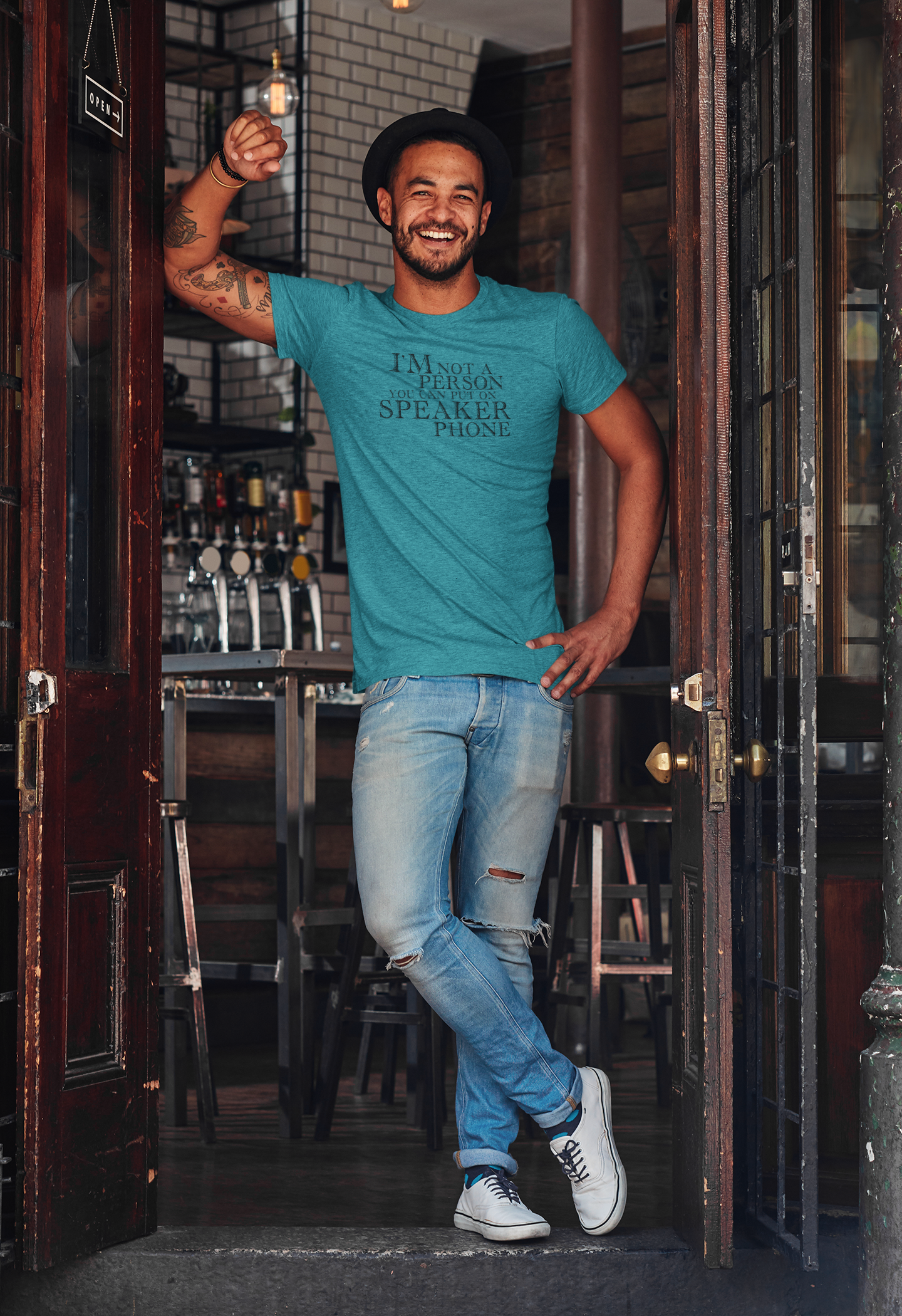 I'm not a person you should put on speaker phone - Adult Unisex Crew Neck Shirt