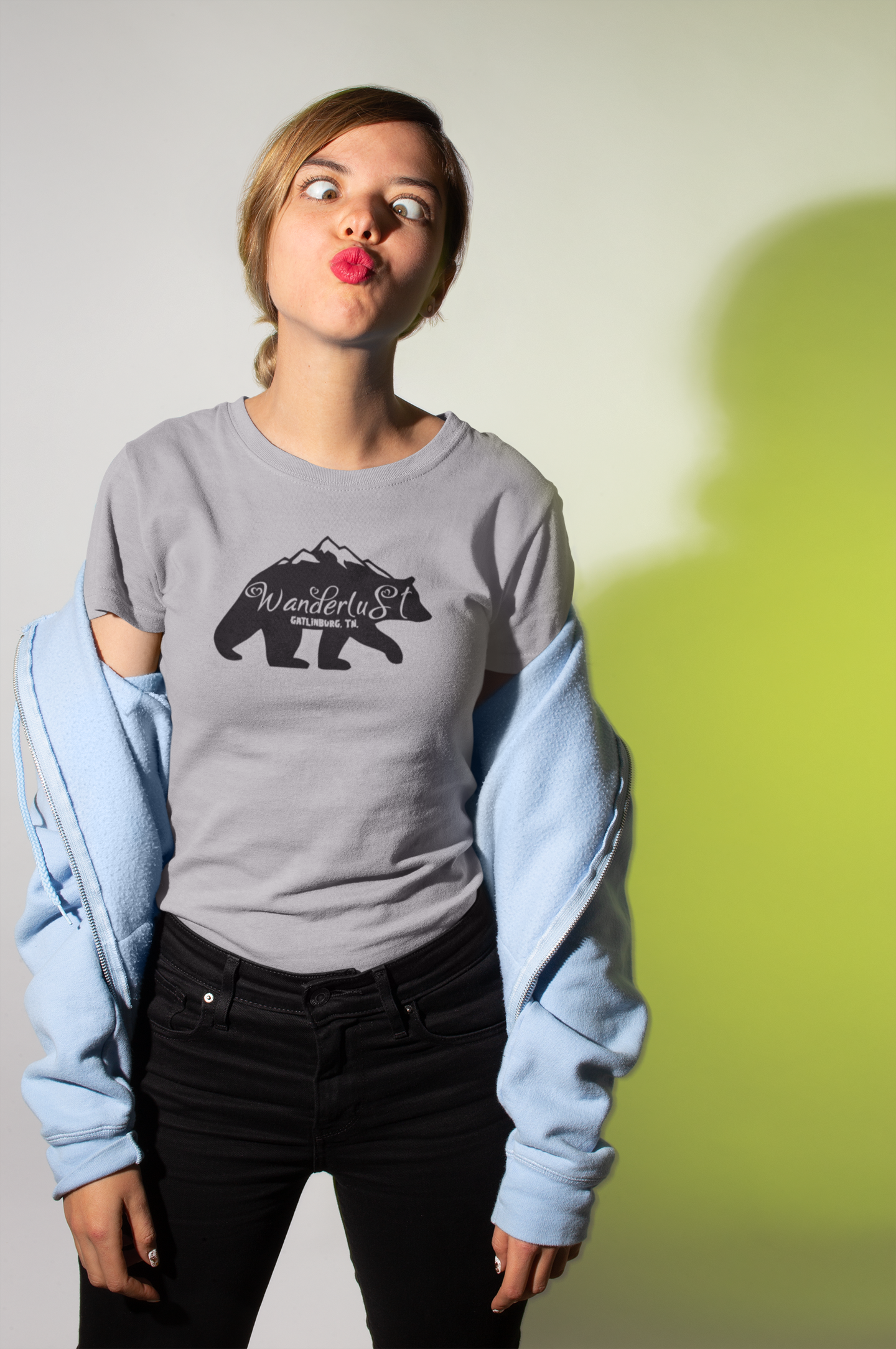 Wanderlust - Great Smoky Mountains - Adult Unisex Crew Neck T-Shirt