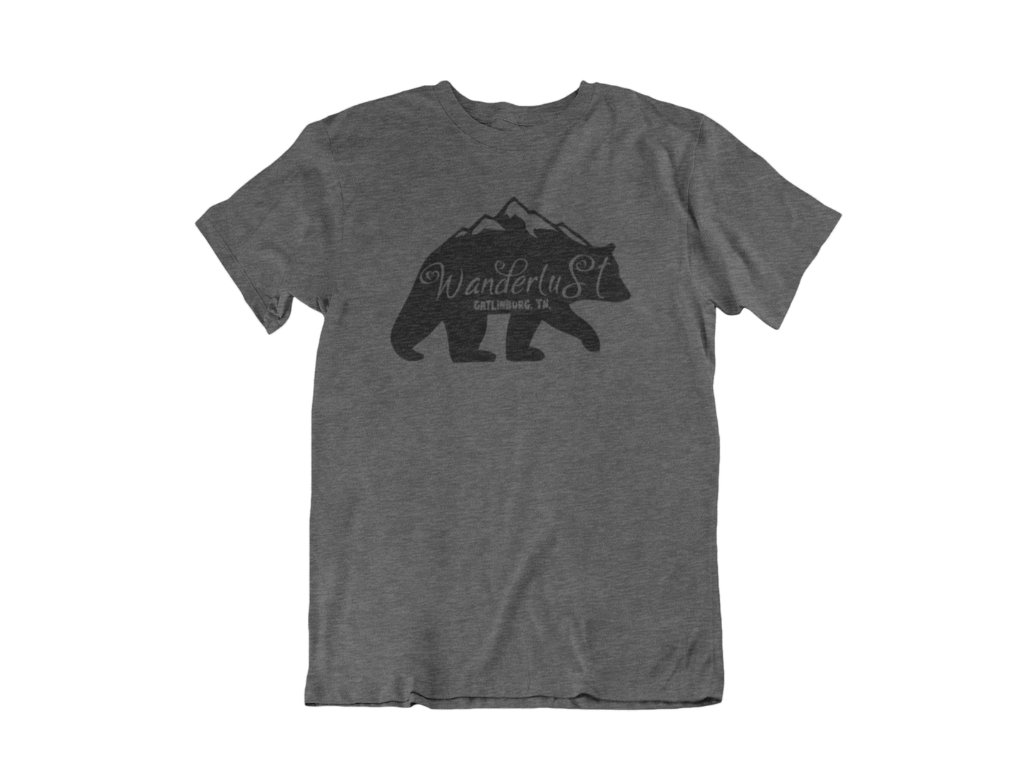 Wanderlust - Great Smoky Mountains - Adult Unisex Crew Neck T-Shirt