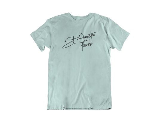 St Augustine Autograph - Adult Unisex Crew Neck Shirt