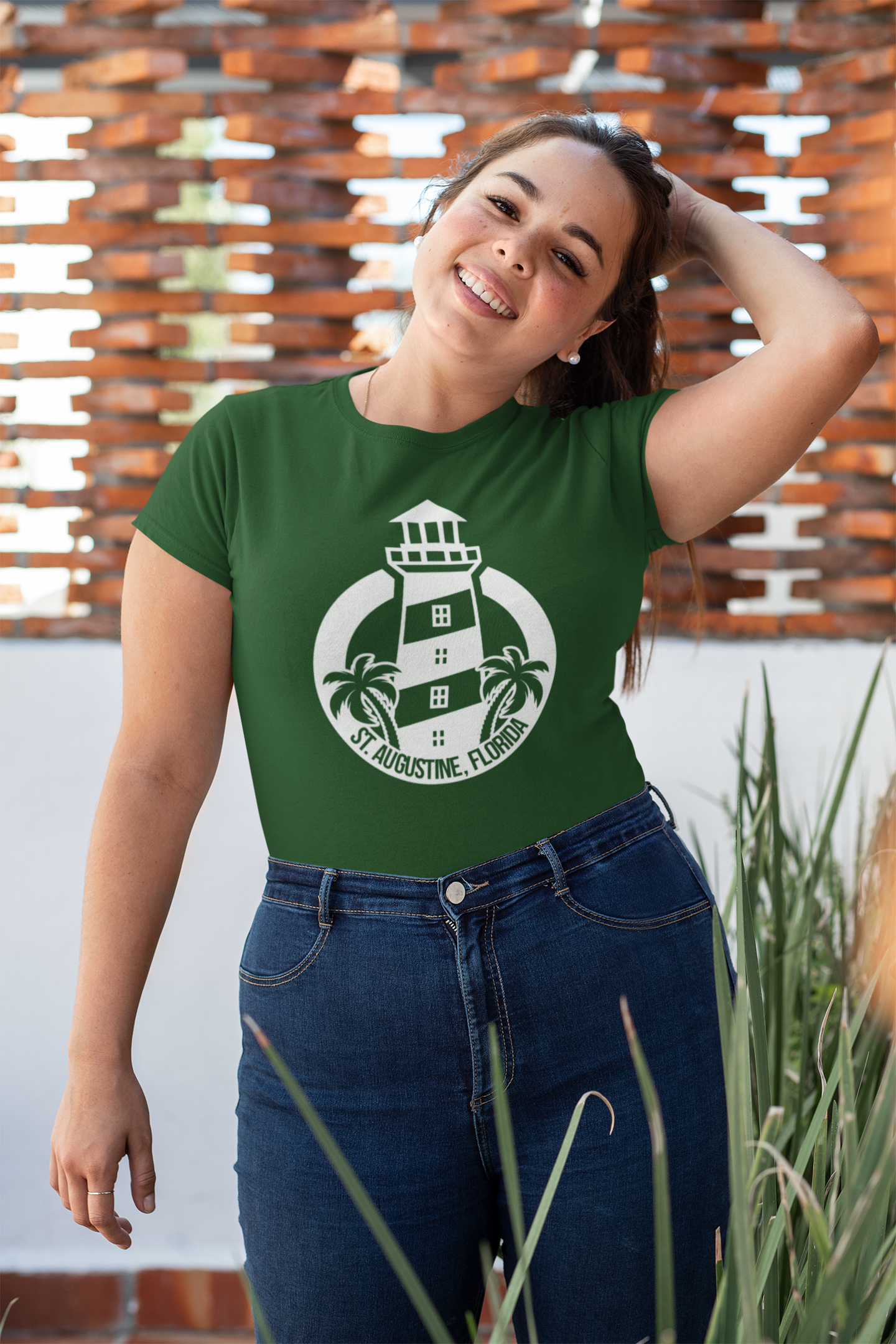 St Augustine Lighthouse - Adult Unisex Crew Neck Shirt