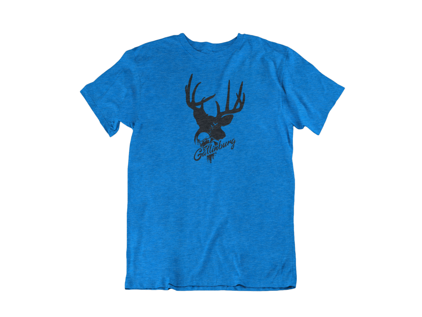 Deer Head - Adult Unisex Crew Neck T-Shirt