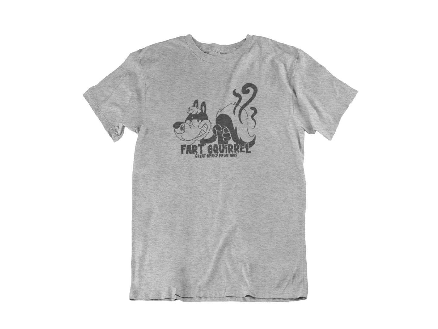 Fart Squirrel - Adult Unisex Crew Neck T-Shirt