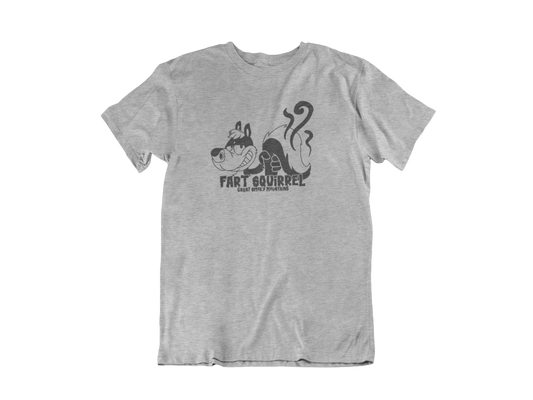 Fart Squirrel - Adult Unisex Crew Neck T-Shirt