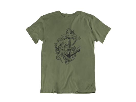 Kraken & Anchor - Adult Unisex Crew Neck T-Shirt