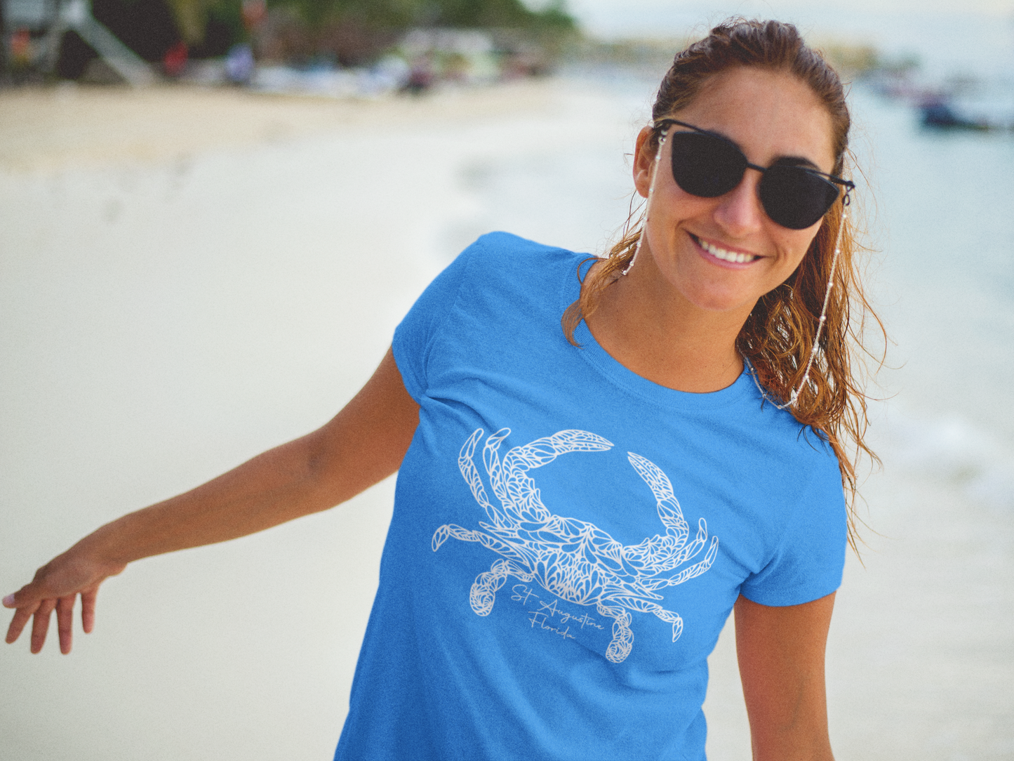 Paisley Crab - Adult unisex crew neck T-Shirt