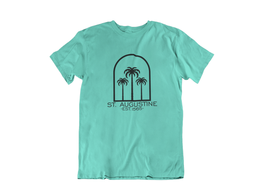 Palms (Full size print) - Adult unisex crew neck t-shirt