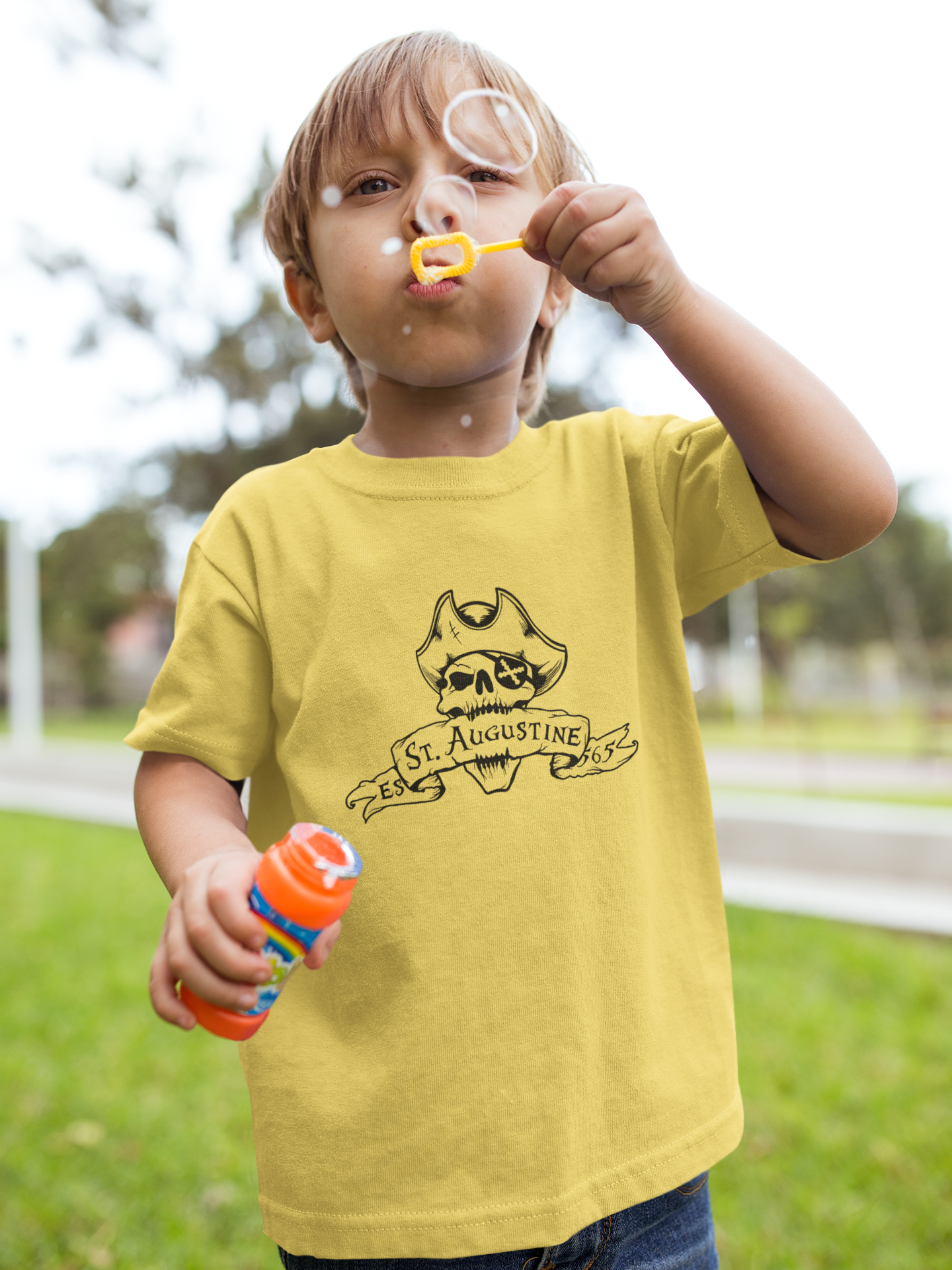 Pirate Skull Bite - Youth T-Shirt