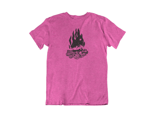 Campfire - Adult Unisex Crew Neck T-Shirt