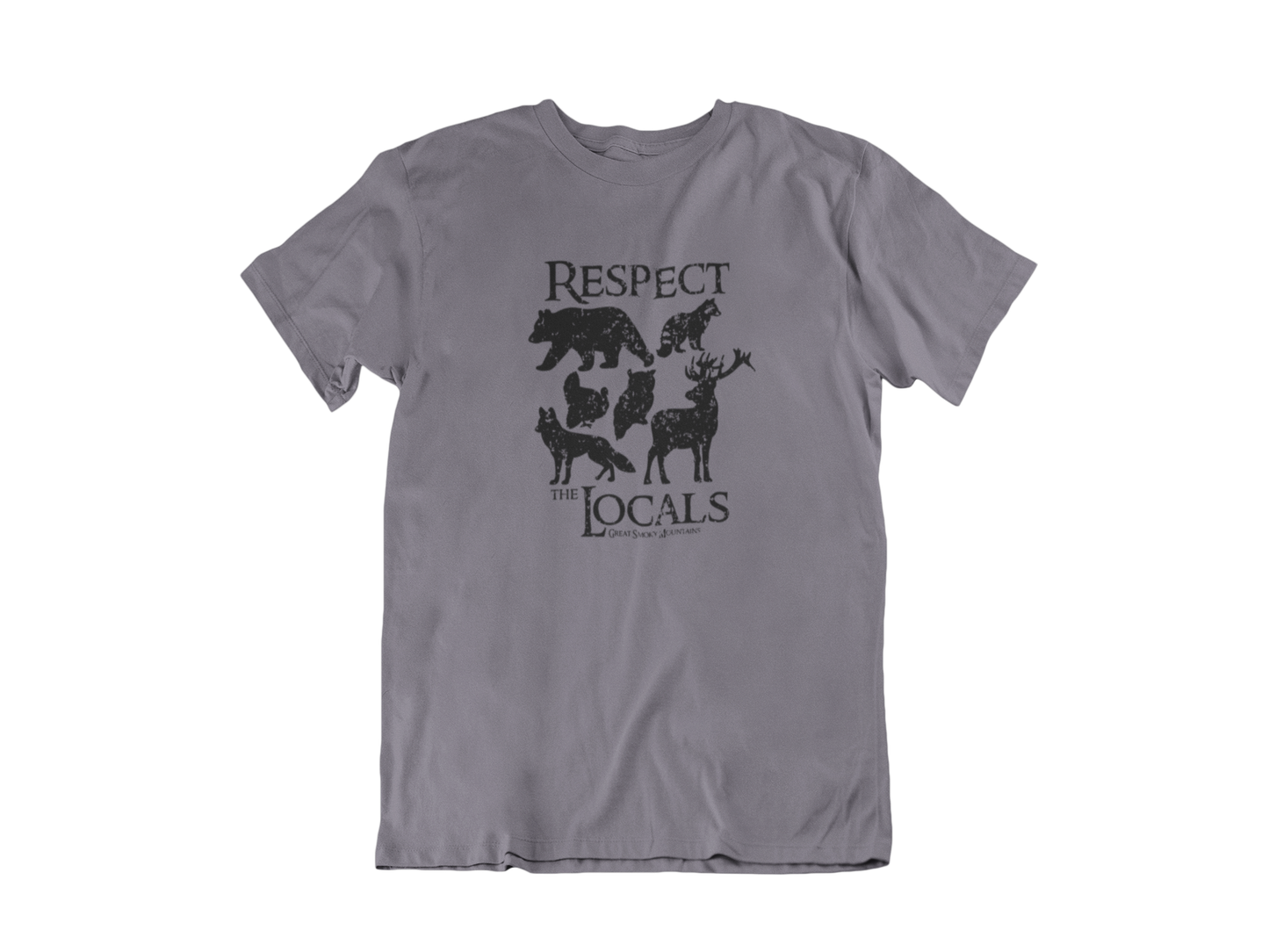 Respect The Locals - Adult Unisex Crew Neck T-Shirt