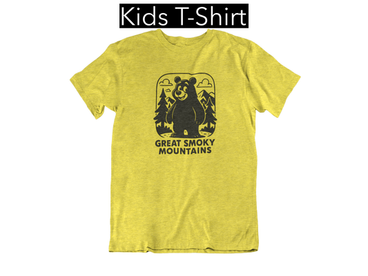 Cartoon Bear - Youth T-Shirt