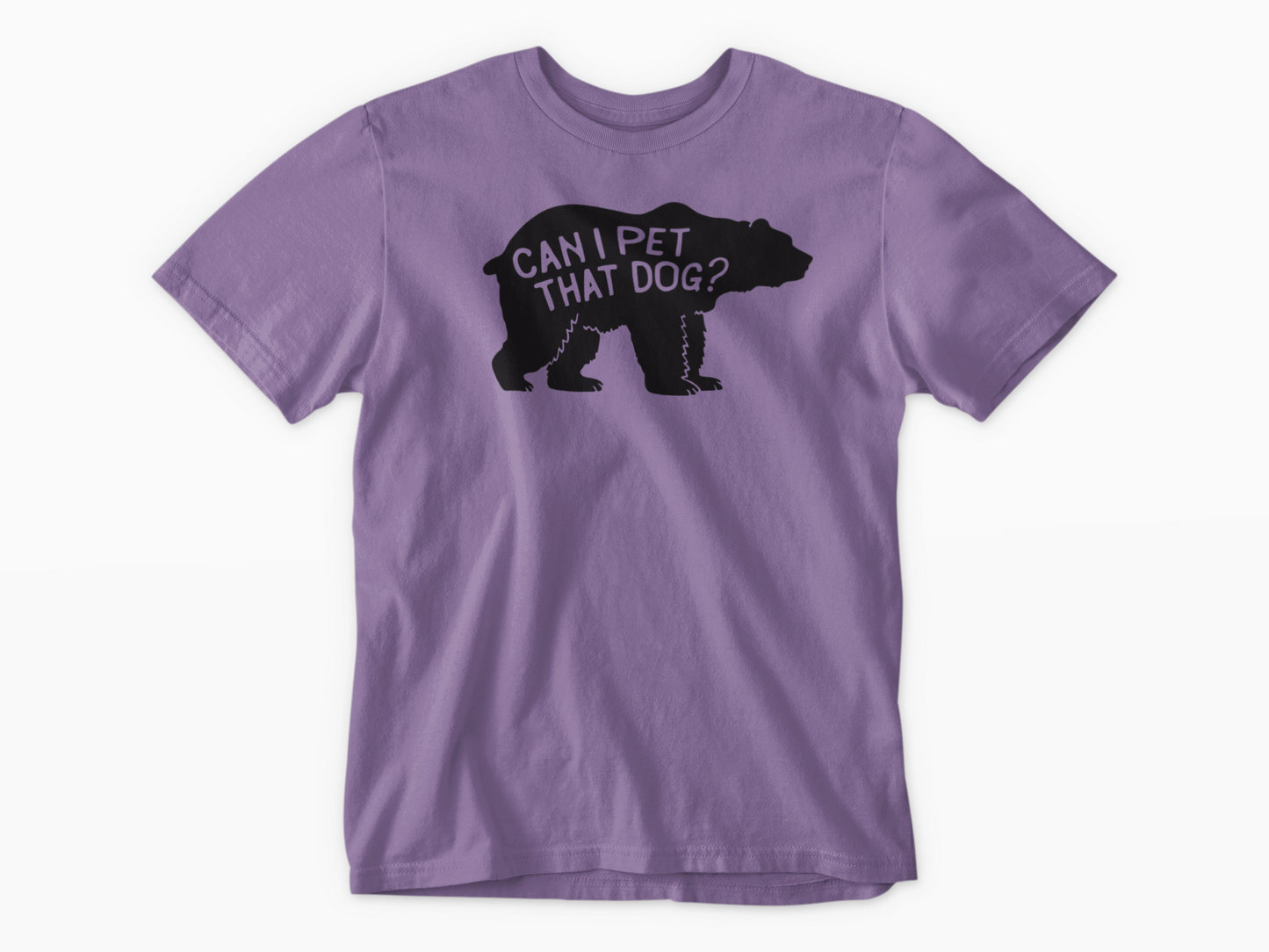 Can I pet that dawg? - Adult Unisex Crew Neck T-Shirt