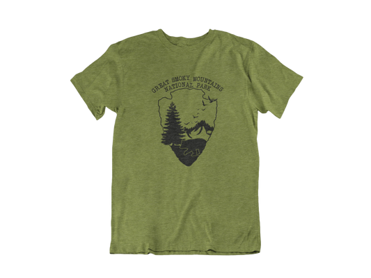 Great Smoky Mountains National Park Arrowhead - Adult Unisex Crew Neck T-Shirt