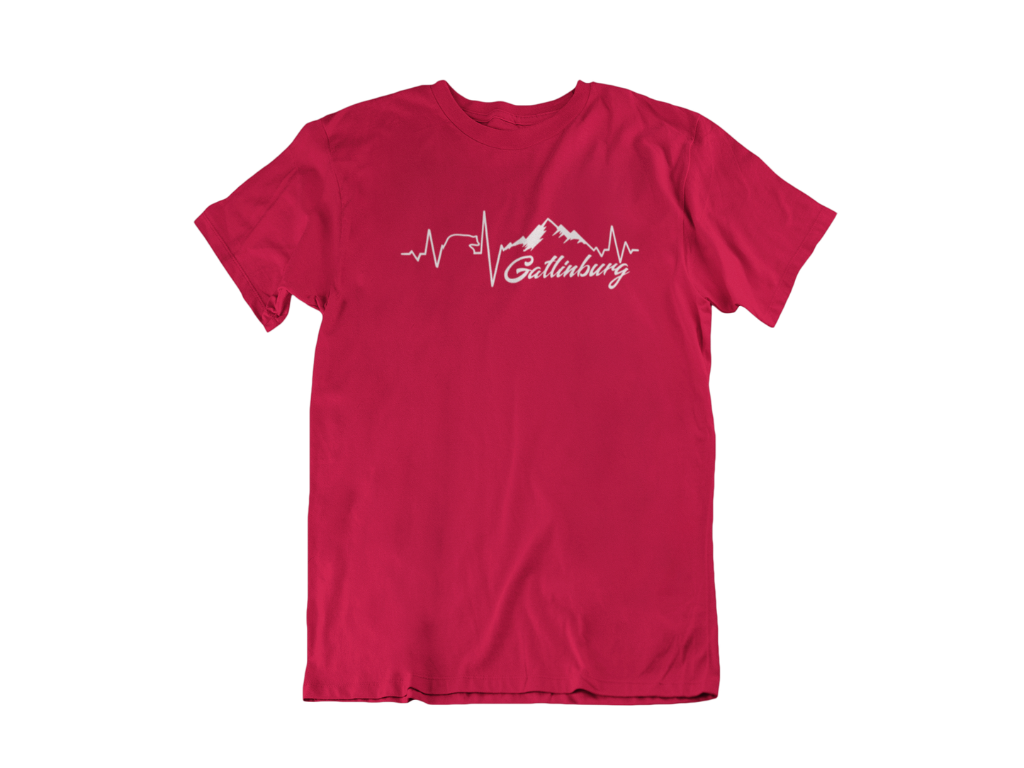 Gatlinburg Heartbeat - Adult unisex crew neck T-shirt