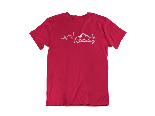 Gatlinburg Heartbeat - Adult unisex crew neck T-shirt