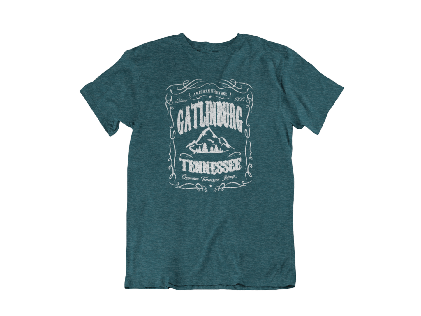 Heritage Gatlinburg Jack Daniels Edition - Adult Unisex Crew Neck T-Shirt