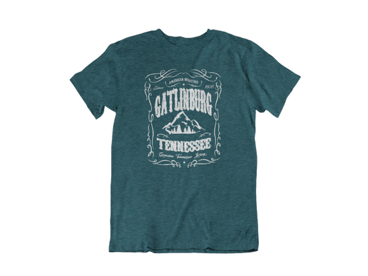 Heritage Gatlinburg Jack Daniels Edition - Adult Unisex Crew Neck T-Shirt