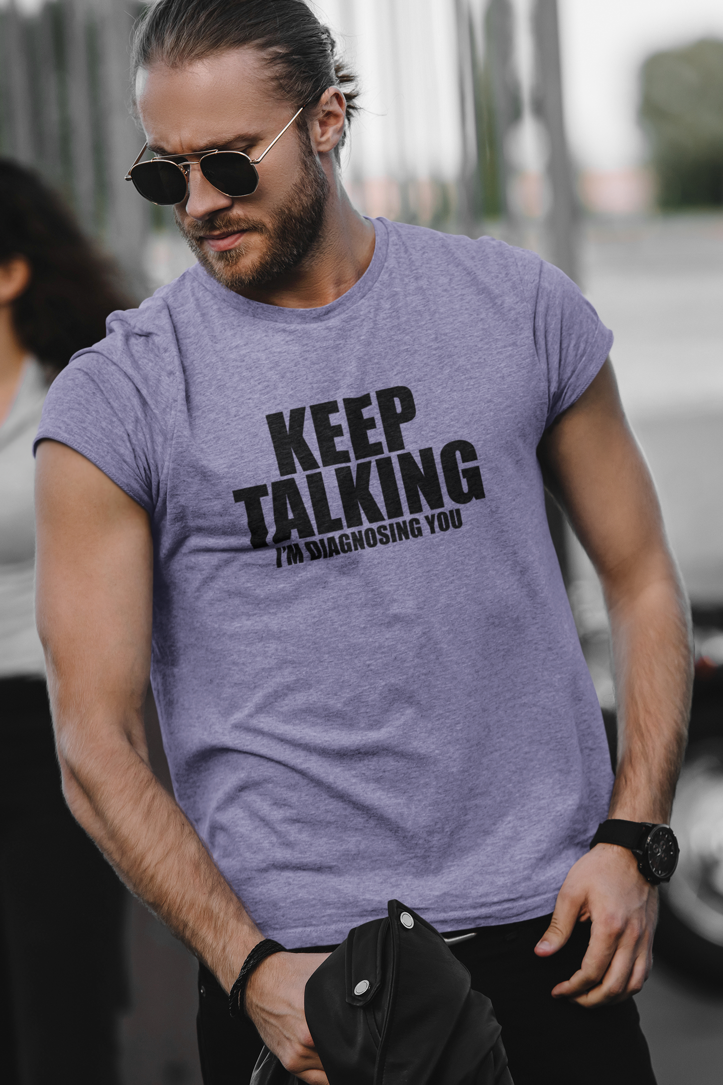 Keep Talking, I'm Diagnosing you - Adult Unisex Crew Neck Shirt