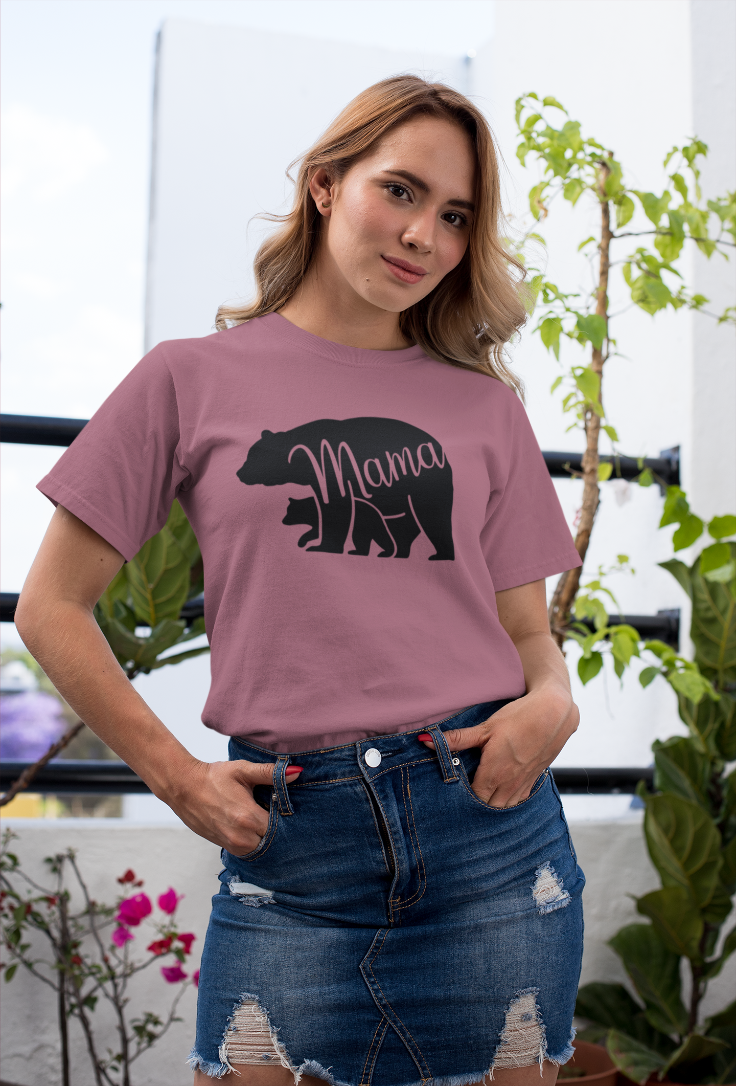 Mama Bear - Adult Unisex Crew Neck T-Shirt