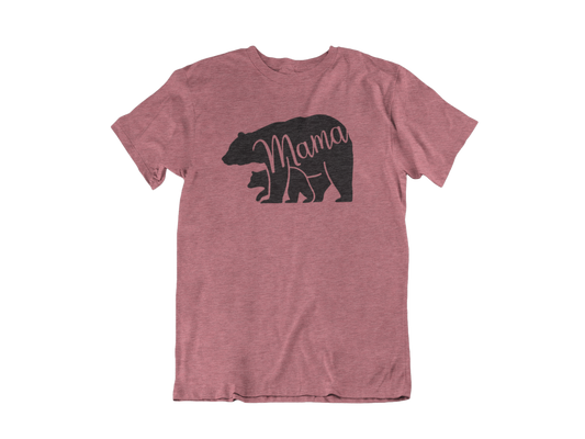 Mama Bear - Adult Unisex Crew Neck T-Shirt