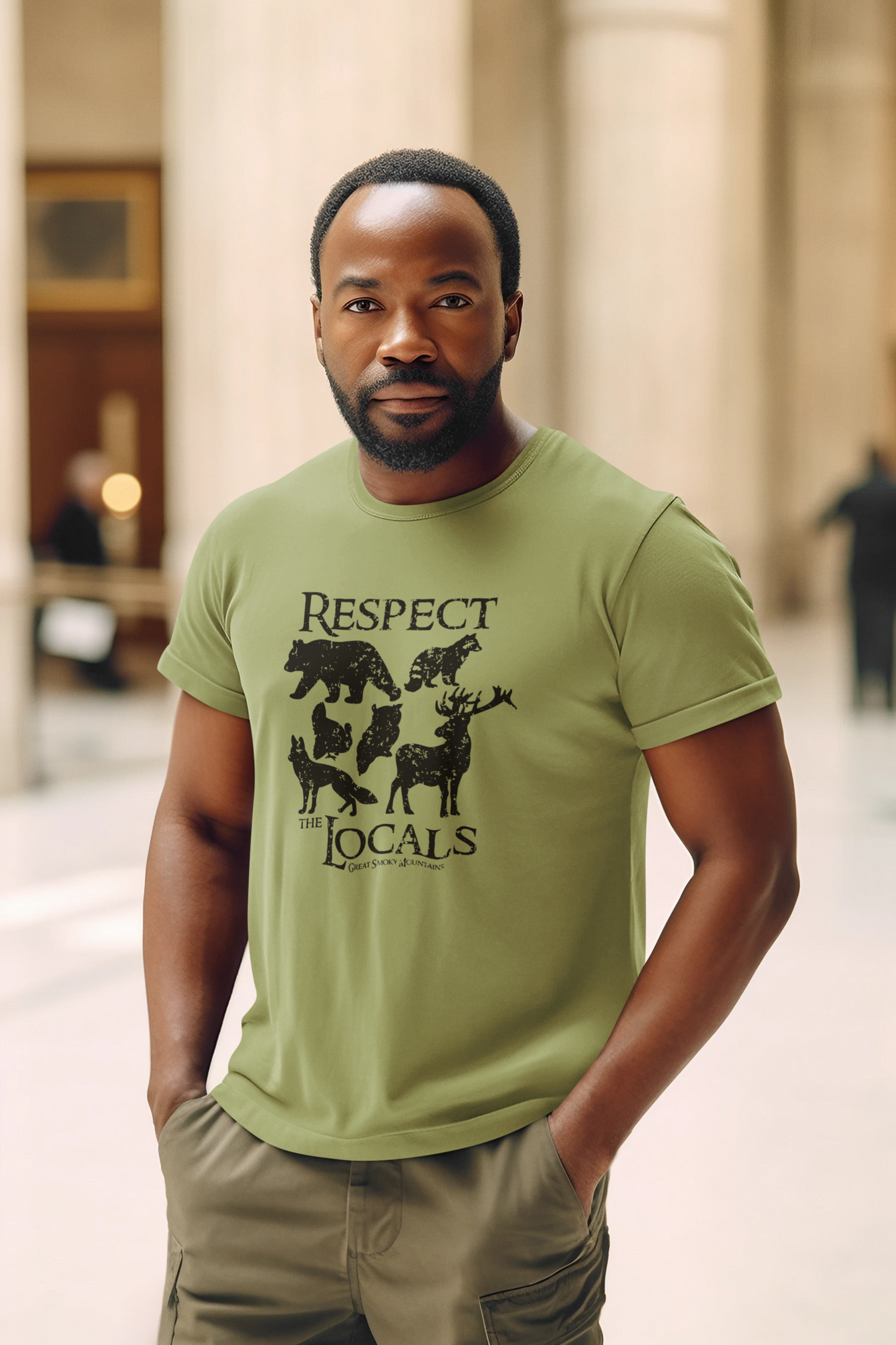 Respect The Locals - Adult Unisex Crew Neck T-Shirt