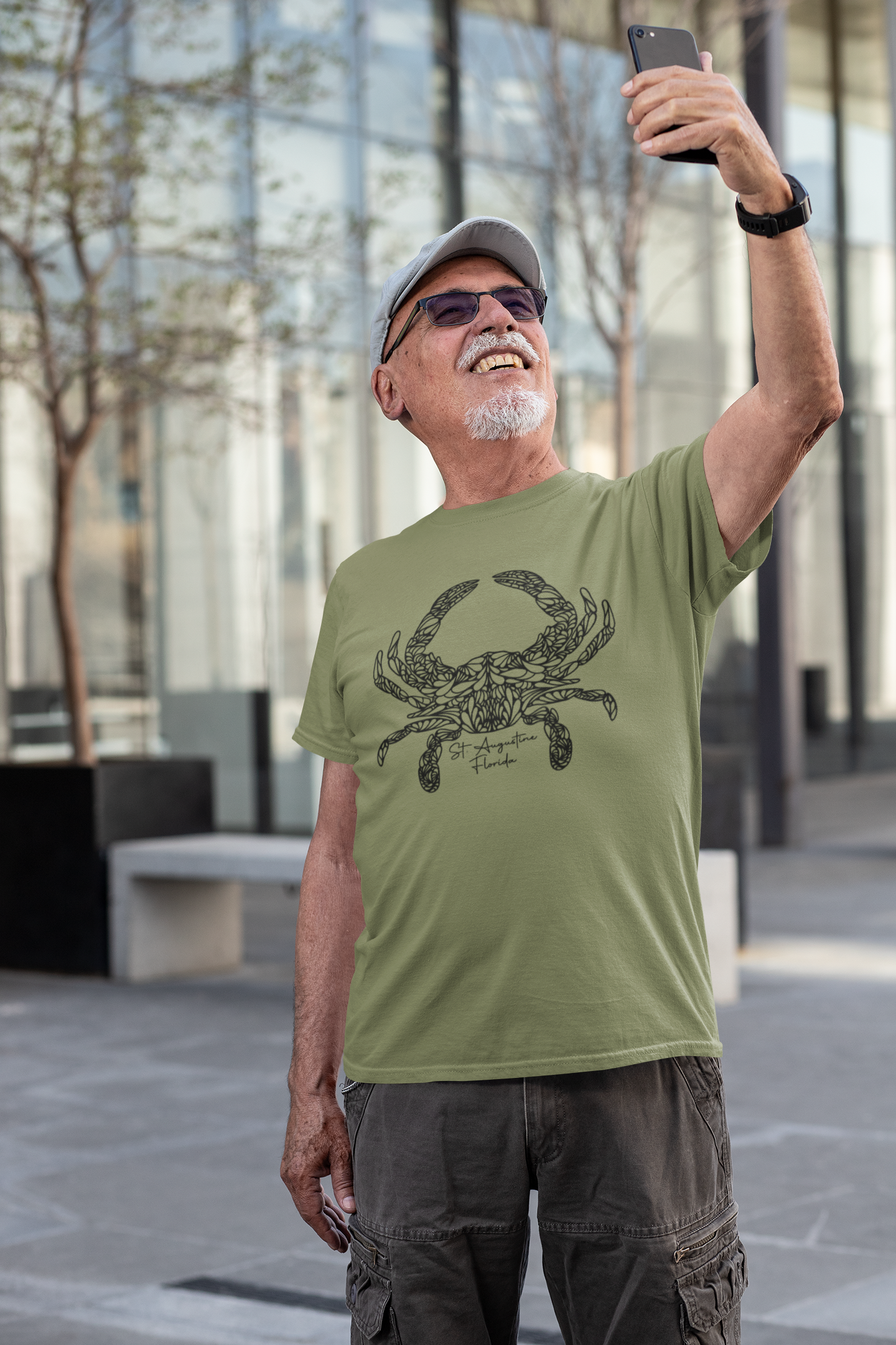 Paisley Crab - Adult unisex crew neck T-Shirt