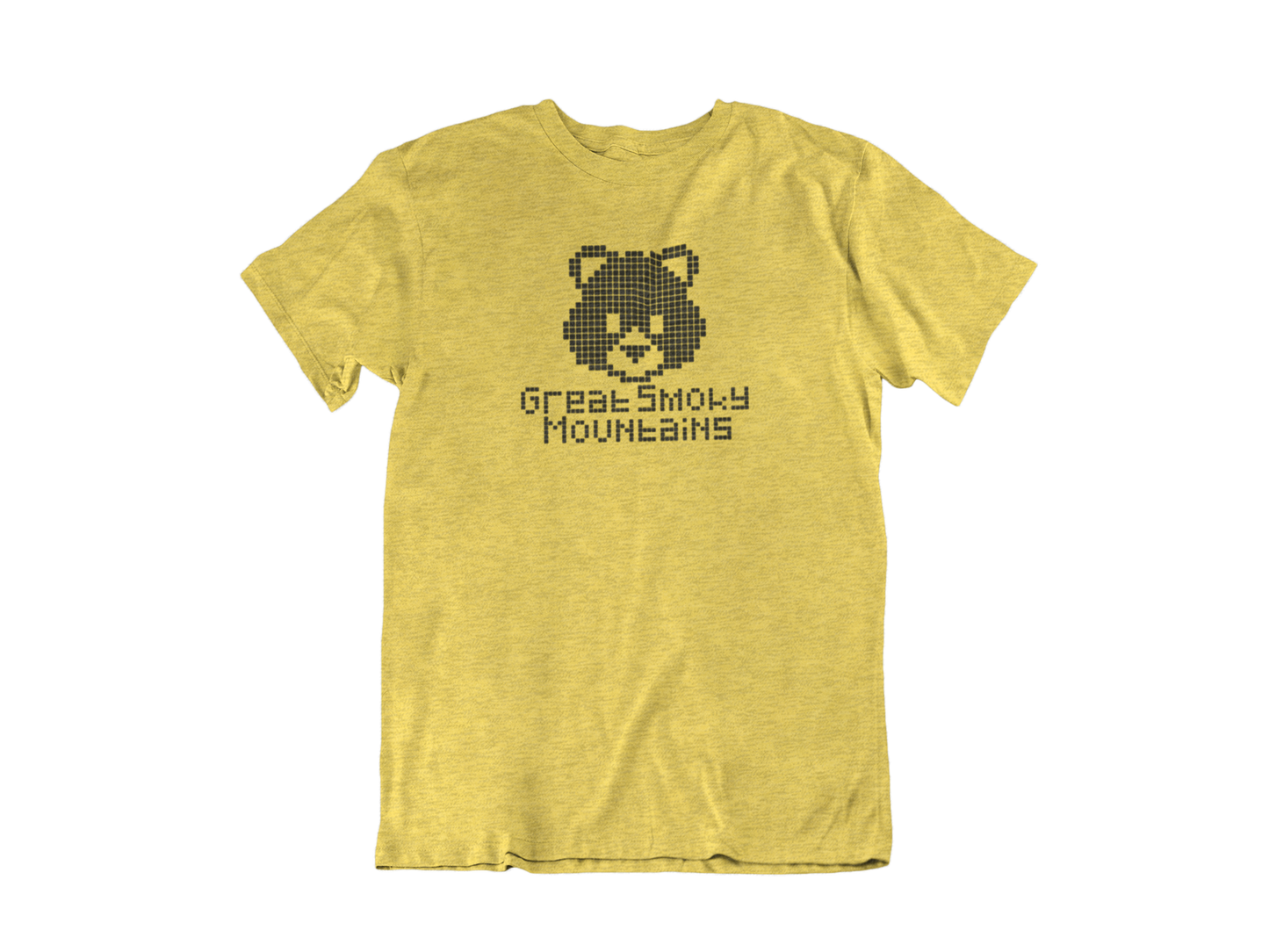 Pixel Bear - Adult Unisex Crew Neck T-Shirt