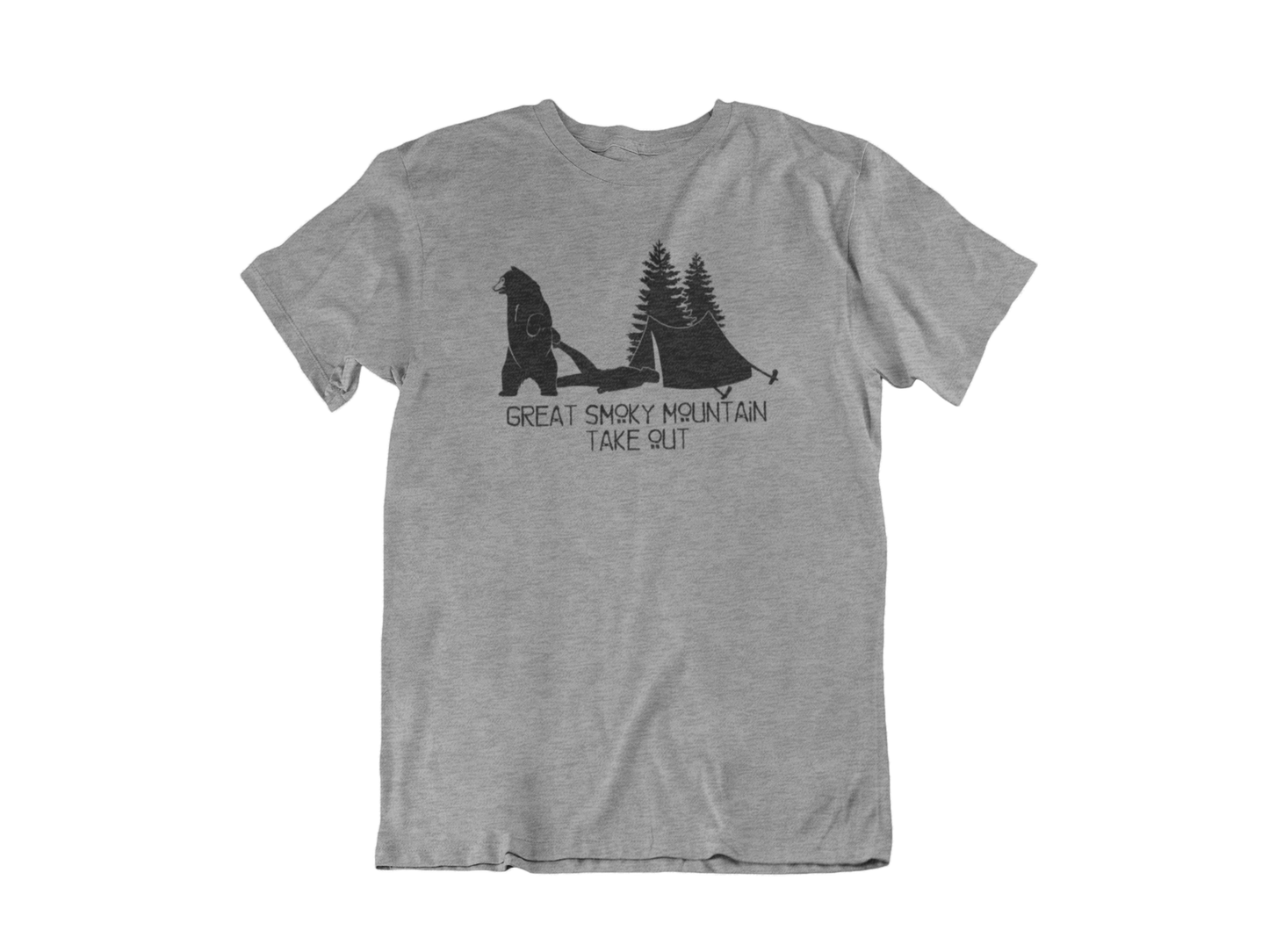 Great Smoky Mountain Take Out - Adult Unisex Crew Neck T-Shirt